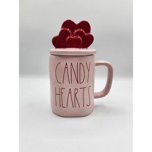 Candy Hearts w/topper mug by Rae Dunn